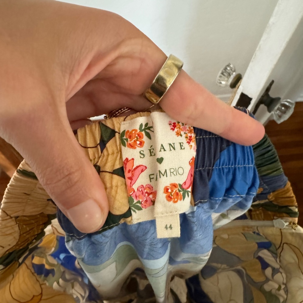 Sézane x Farm Rio Sakura Tiered Maxi Skirt - Picture 7 of 7